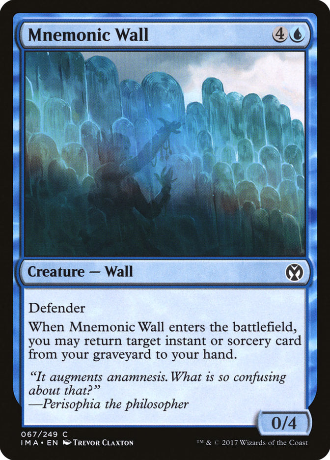 Mnemonic Wall [Iconic Masters] | Tables and Towers