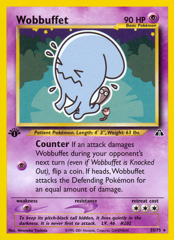 Wobbuffet (35/75) [Neo Discovery 1st Edition] | Tables and Towers