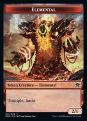 Soldier // Elemental Double-Sided Token [Dominaria United Tokens] | Tables and Towers