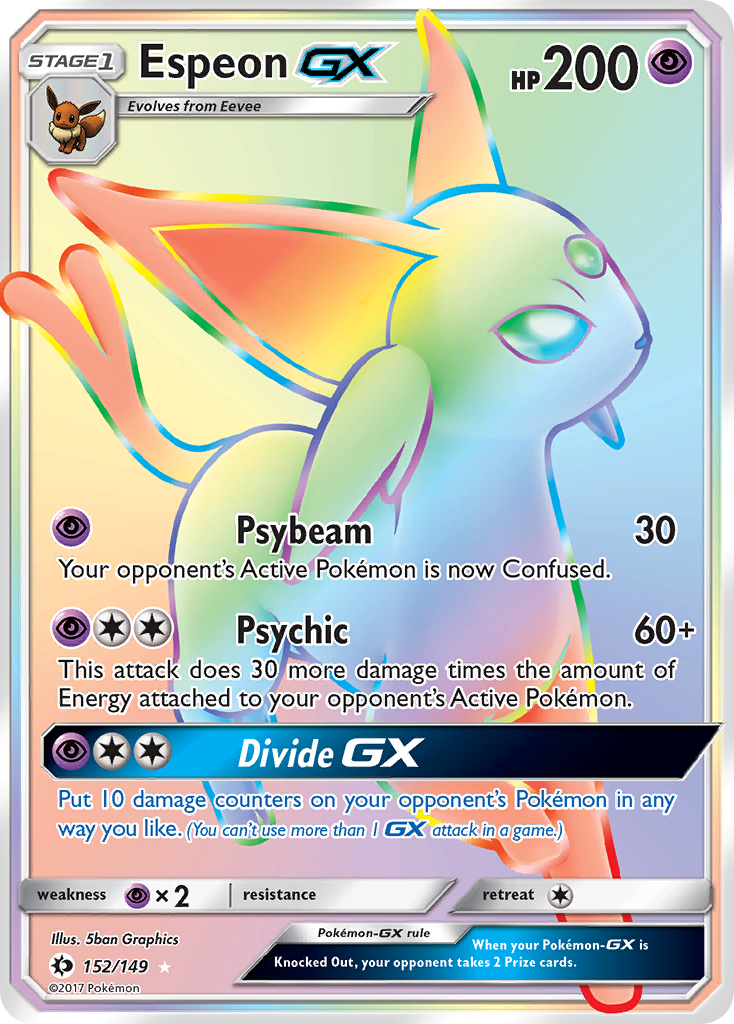 Espeon GX (152/149) [Sun & Moon: Base Set] | Tables and Towers