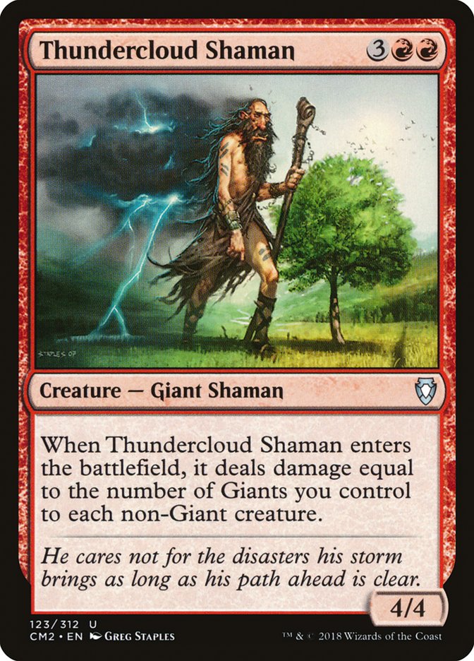 Thundercloud Shaman [Commander Anthology Volume II] | Tables and Towers