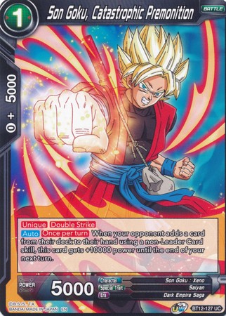 Son Goku, Catastrophic Premonition (BT12-127) [Vicious Rejuvenation] | Tables and Towers