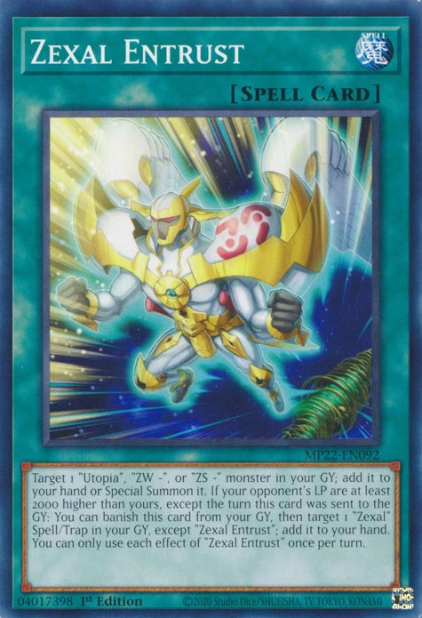 Zexal Entrust [MP22-EN092] Common | Tables and Towers