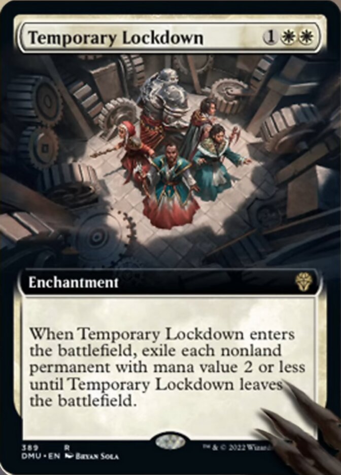 Temporary Lockdown (Extended Art) [Dominaria United] | Tables and Towers