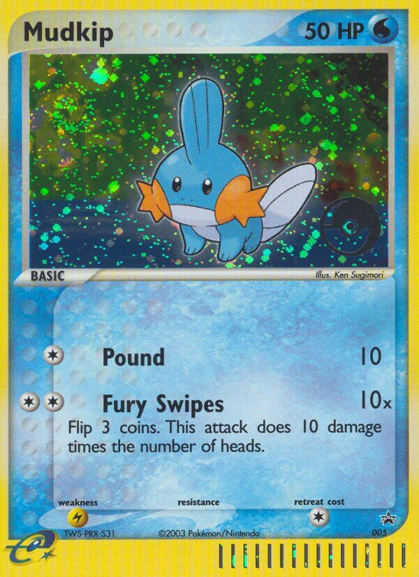 Mudkip (005) [Nintendo: Black Star Promos] | Tables and Towers