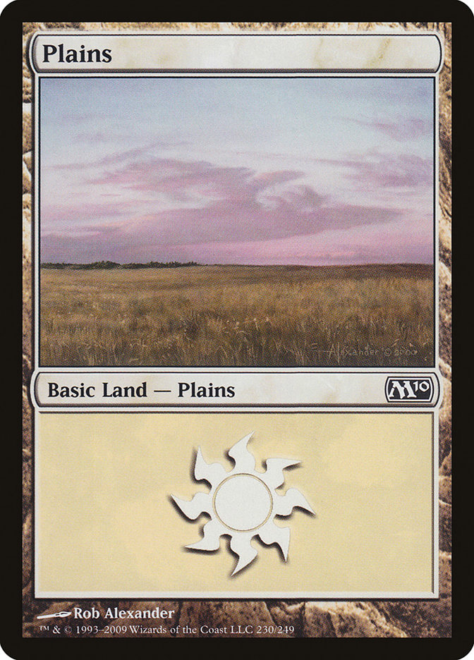 Plains (230) [Magic 2010] | Tables and Towers