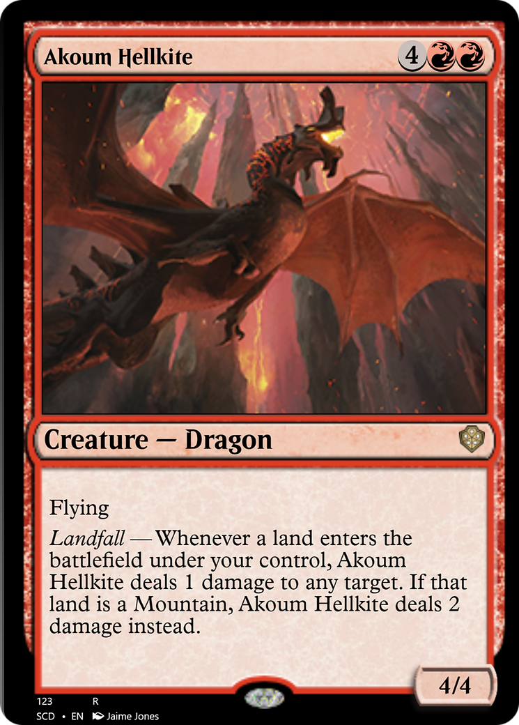 Akoum Hellkite [Starter Commander Decks] | Tables and Towers