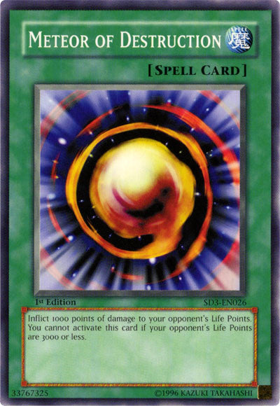 Meteor of Destruction [SD3-EN026] Common | Tables and Towers
