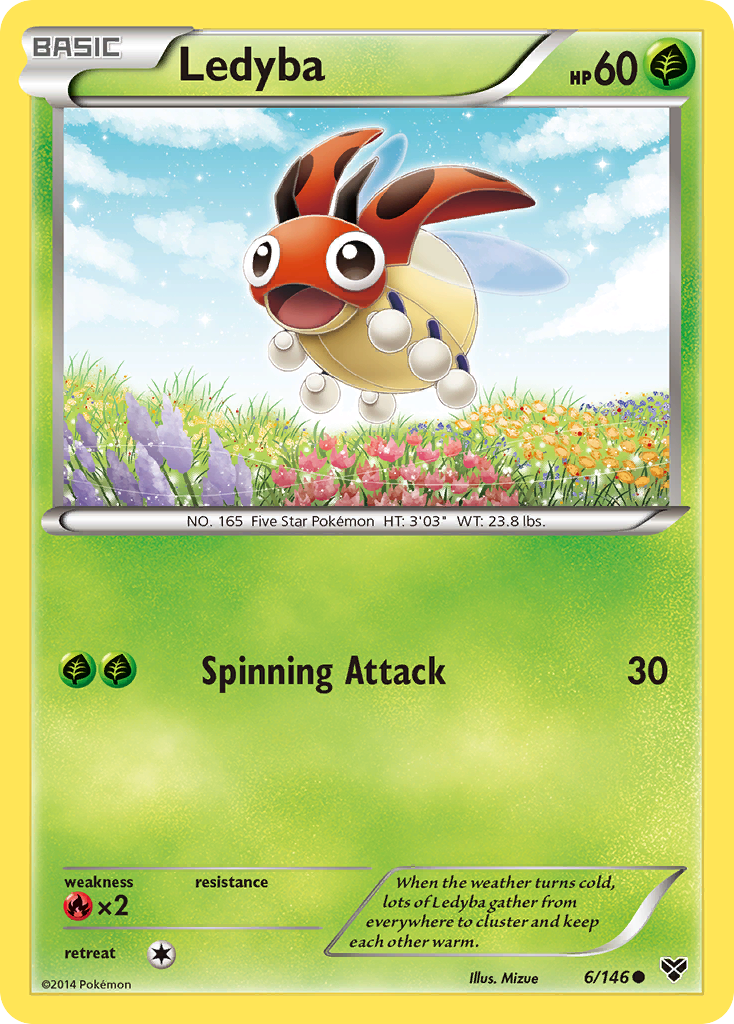 Ledyba (6/146) [XY: Base Set] | Tables and Towers