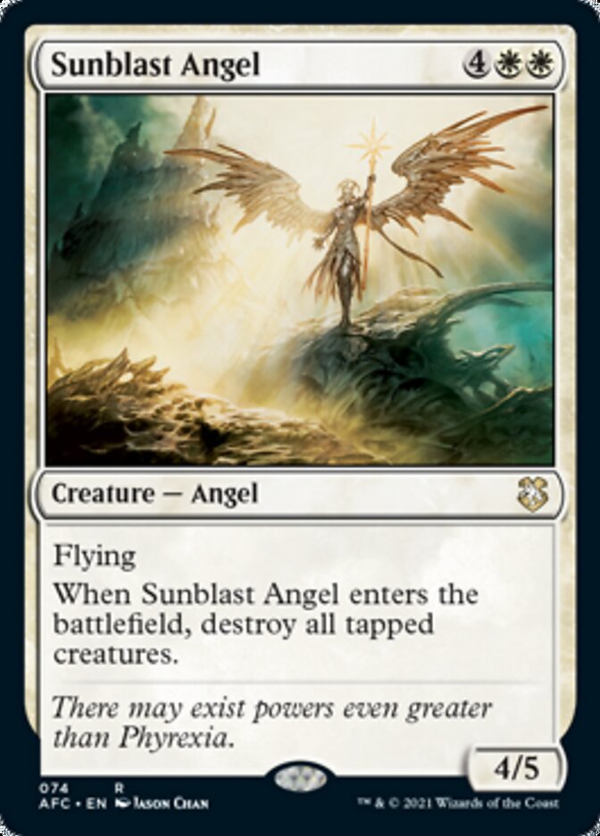 Sunblast Angel [Dungeons & Dragons: Adventures in the Forgotten Realms Commander] | Tables and Towers