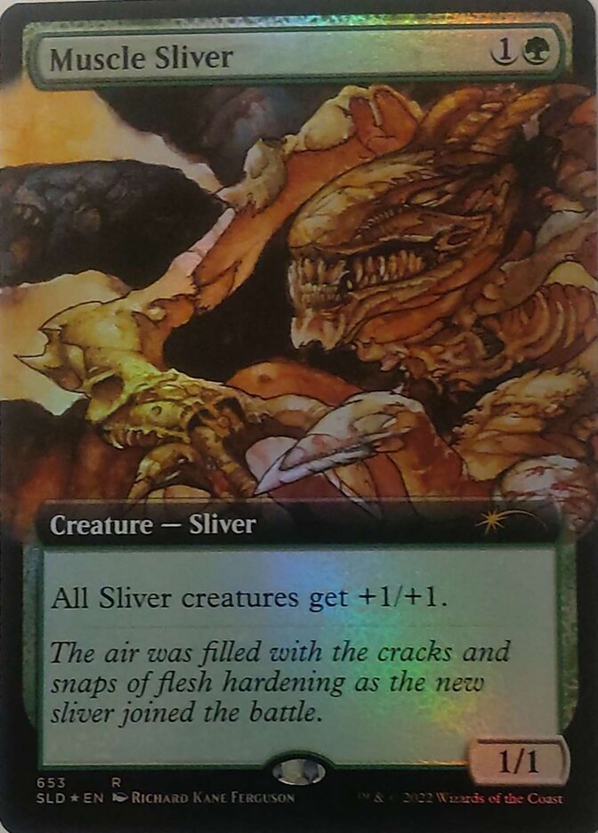 Muscle Sliver (Extended Art) [Secret Lair Drop Promos] | Tables and Towers