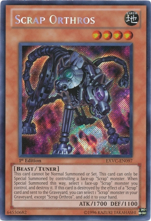 Scrap Orthros [EXVC-EN097] Secret Rare | Tables and Towers