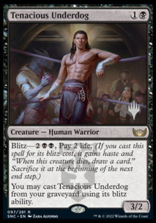 Tenacious Underdog (Promo Pack) [Streets of New Capenna Promos] | Tables and Towers