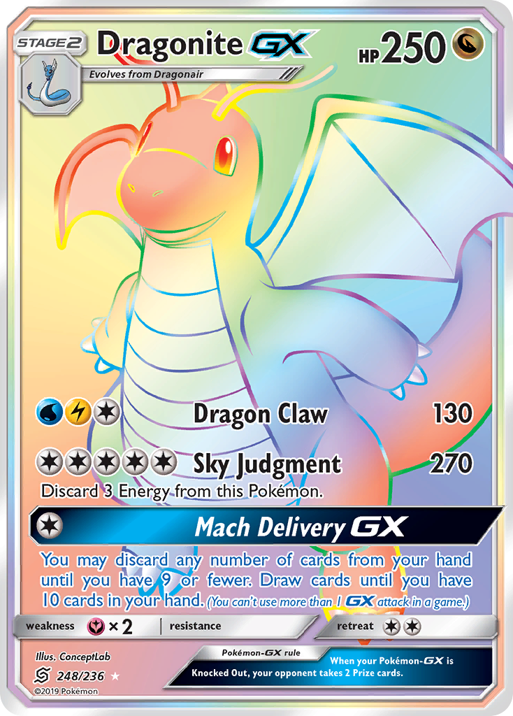 Dragonite GX (248/236) [Sun & Moon: Unified Minds] | Tables and Towers