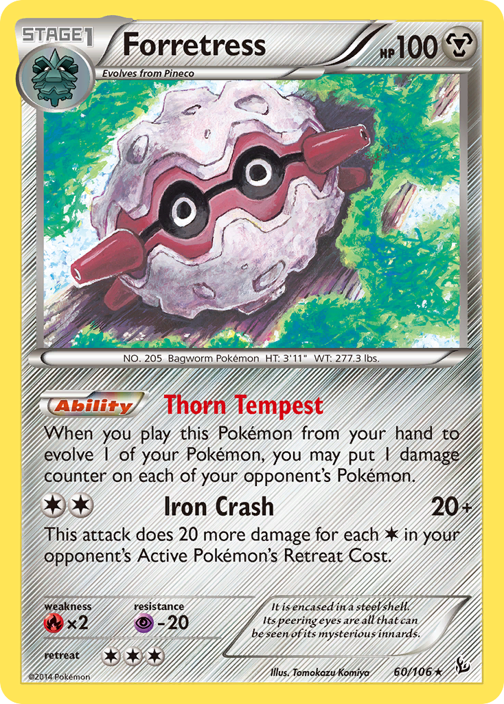 Forretress (60/106) [XY: Flashfire] | Tables and Towers