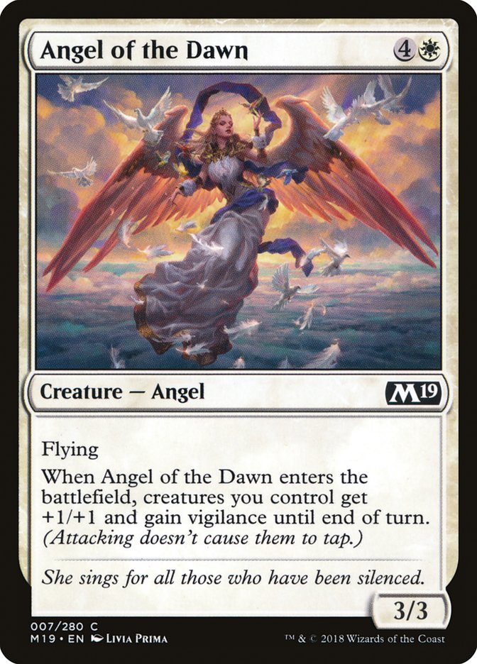 Angel of the Dawn [Core Set 2019] | Tables and Towers