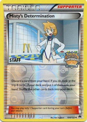 Misty's Determination (104/122) (Regional Championship Promo Staff) [XY: BREAKpoint] | Tables and Towers