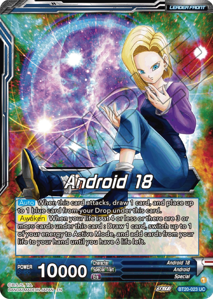 Android 18 // Android 18, Impenetrable Rushdown (BT20-023) [Power Absorbed Prerelease Promos] | Tables and Towers