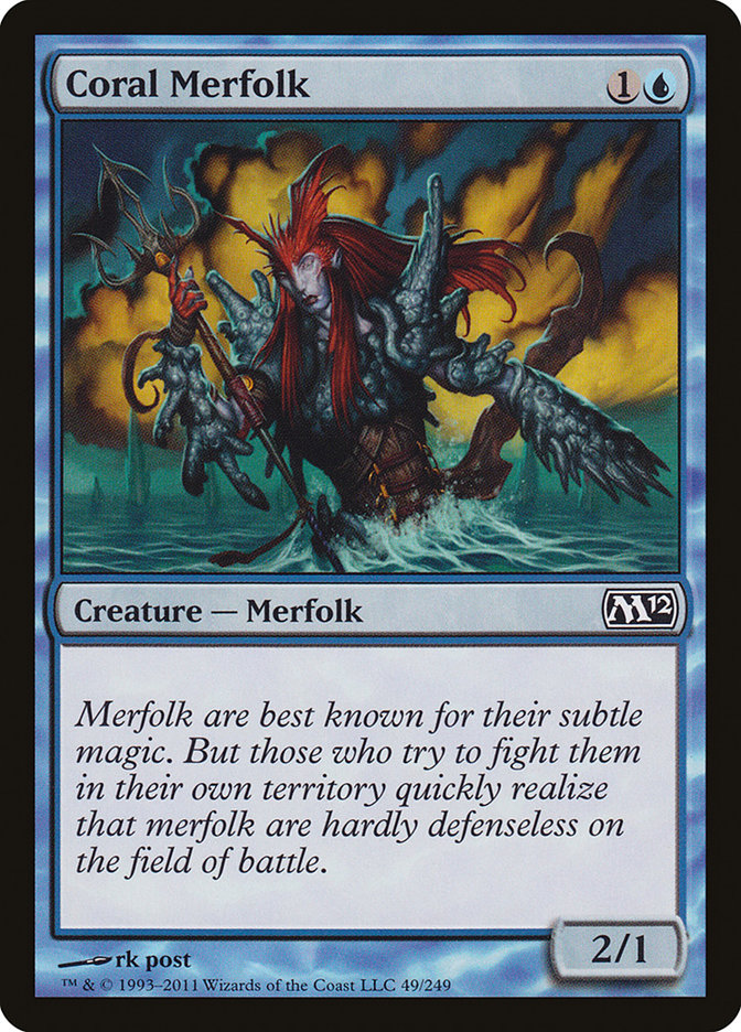 Coral Merfolk [Magic 2012] | Tables and Towers