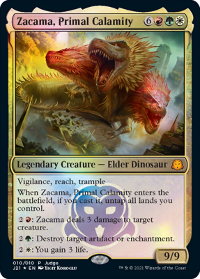 Zacama, Primal Calamity [Judge Gift Cards 2021] | Tables and Towers