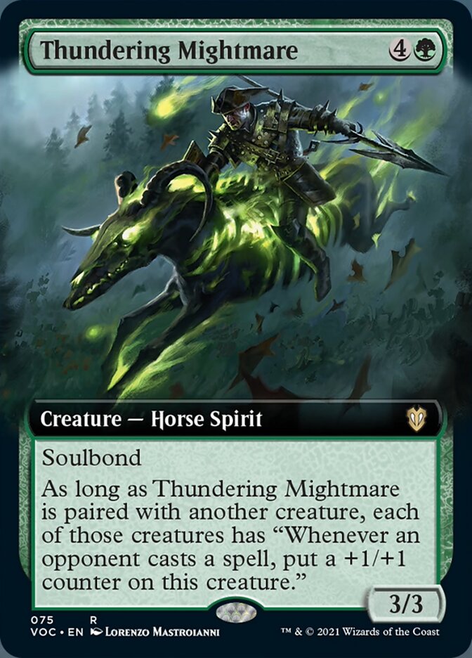 Thundering Mightmare (Extended Art) [Innistrad: Crimson Vow Commander] | Tables and Towers