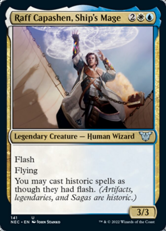 Raff Capashen, Ship's Mage [Kamigawa: Neon Dynasty Commander] | Tables and Towers