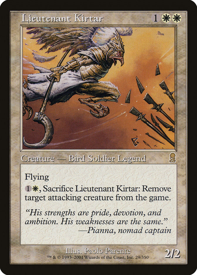 Lieutenant Kirtar [Odyssey] | Tables and Towers