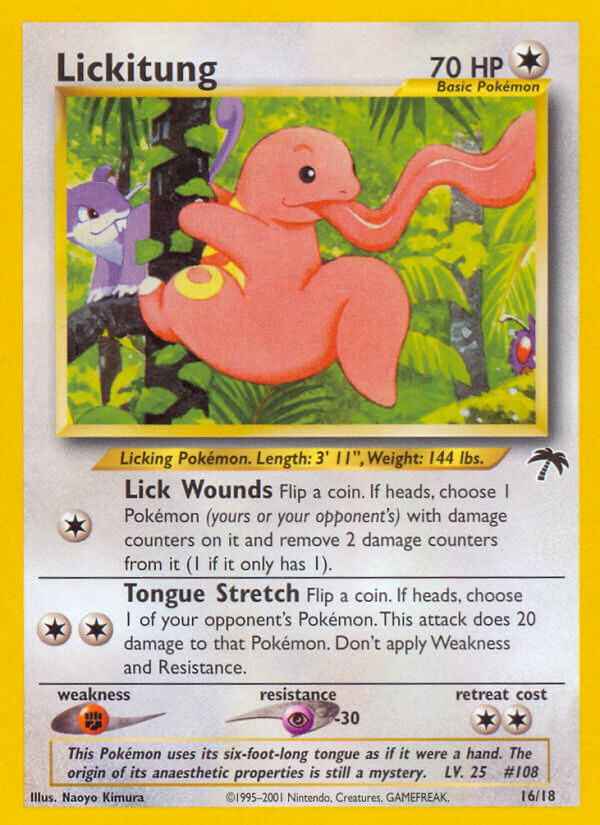 Lickitung (16/18) [Southern Islands] | Tables and Towers