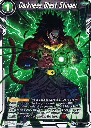 Darkness Blast Stinger (BT11-150) [Vermilion Bloodline 2nd Edition] | Tables and Towers