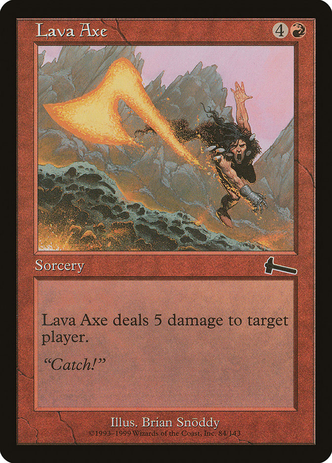 Lava Axe [Urza's Legacy] | Tables and Towers