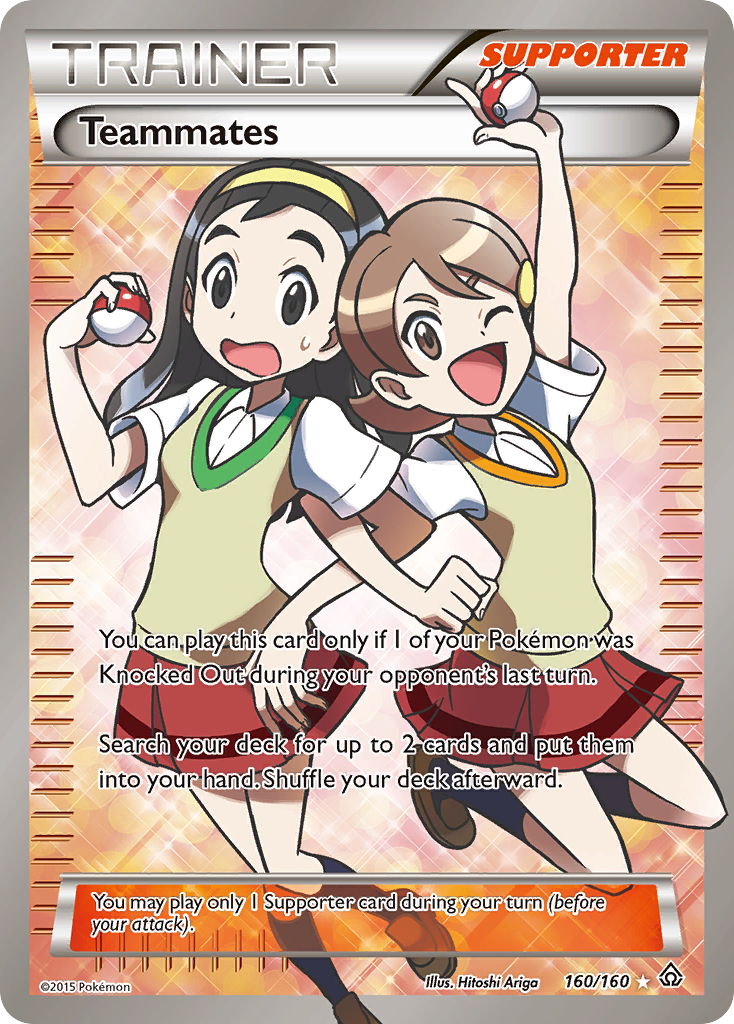 Teammates (160/160) [XY: Primal Clash] | Tables and Towers