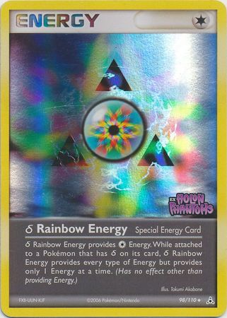 Rainbow Energy (98/110) (Delta Species) (Stamped) [EX: Holon Phantoms] | Tables and Towers