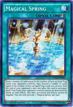 Magical Spring [DUEA-EN065] Secret Rare | Tables and Towers