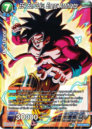 SS4 Son Goku, Energy Annihilator (BT11-049) [Vermilion Bloodline 2nd Edition] | Tables and Towers