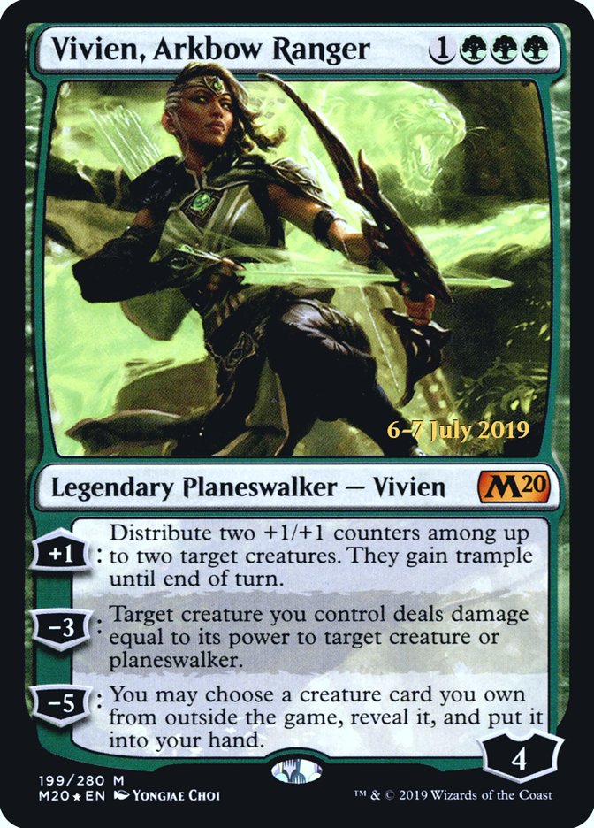 Vivien, Arkbow Ranger [Core Set 2020 Prerelease Promos] | Tables and Towers