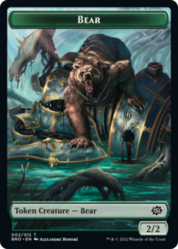 Bear Token [The Brothers' War Tokens] | Tables and Towers