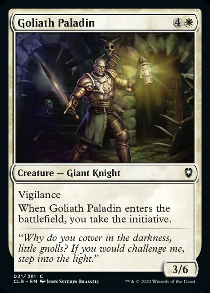 Goliath Paladin [Commander Legends: Battle for Baldur's Gate] | Tables and Towers