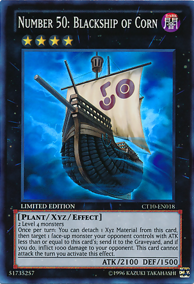 Number 50: Blackship of Corn [CT10-EN018] Super Rare | Tables and Towers