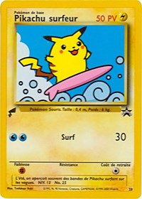 Pikachu (28) (Surfing) [Pikachu World Collection Promos] | Tables and Towers