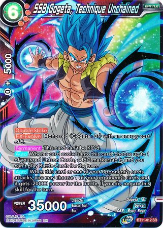 SSB Gogeta, Technique Unchained (BT11-012) [Vermilion Bloodline 2nd Edition] | Tables and Towers