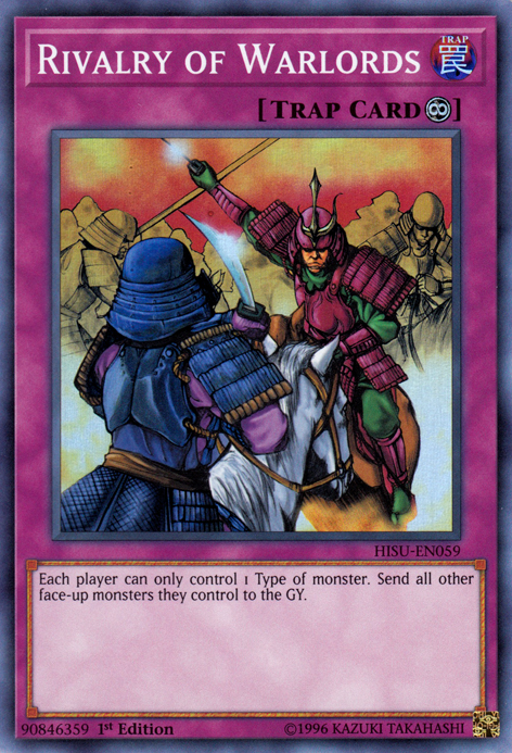 Rivalry of Warlords [HISU-EN059] Super Rare | Tables and Towers