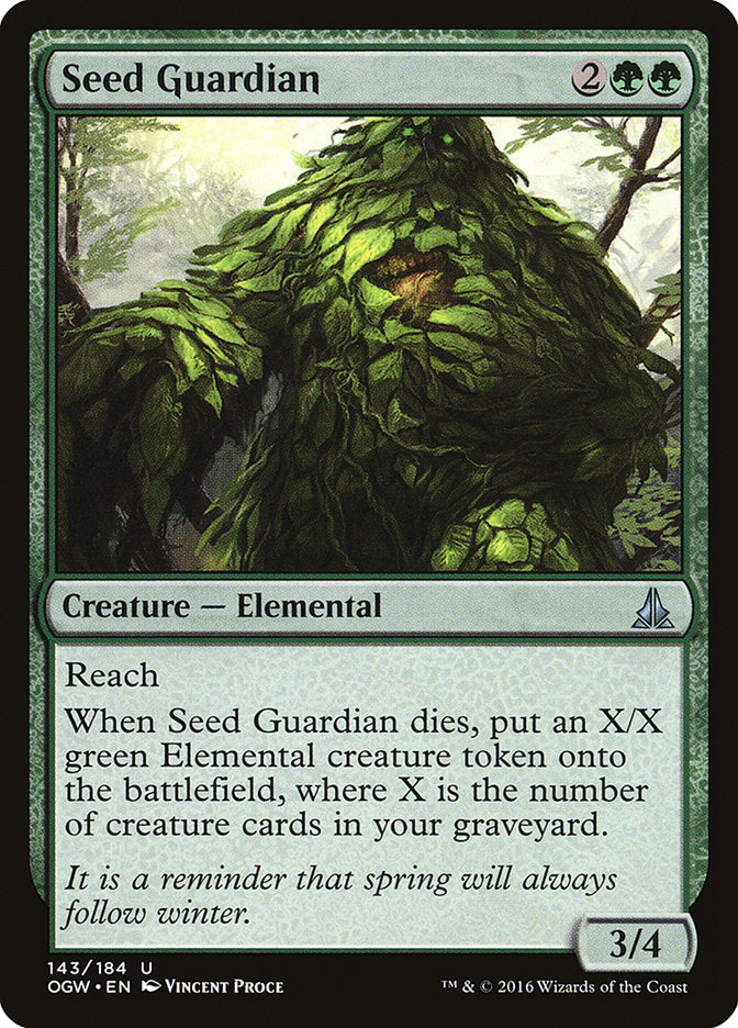 Seed Guardian [Oath of the Gatewatch] | Tables and Towers