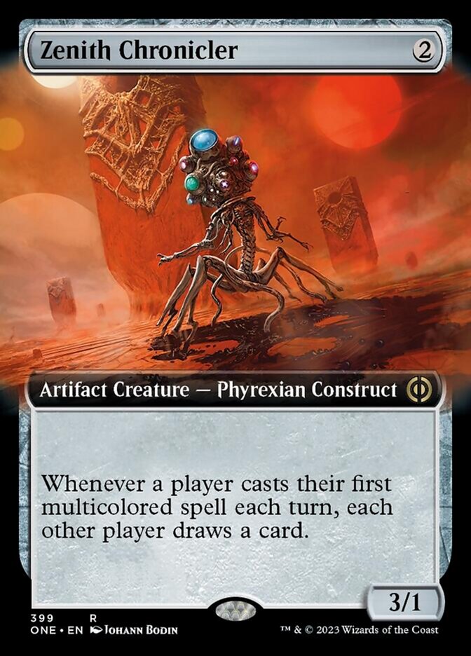 Zenith Chronicler (Extended Art) [Phyrexia: All Will Be One] | Tables and Towers