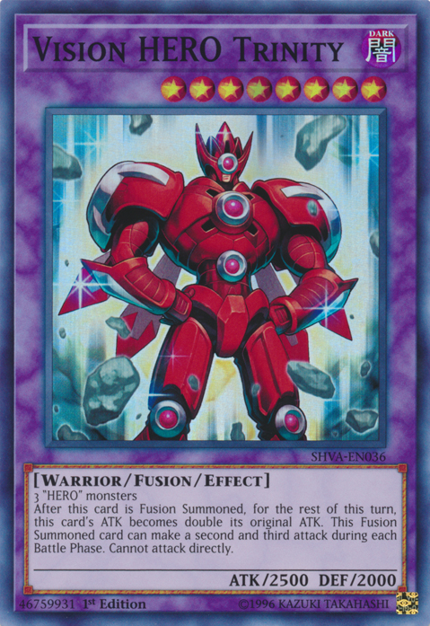 Vision HERO Trinity [SHVA-EN036] Super Rare | Tables and Towers