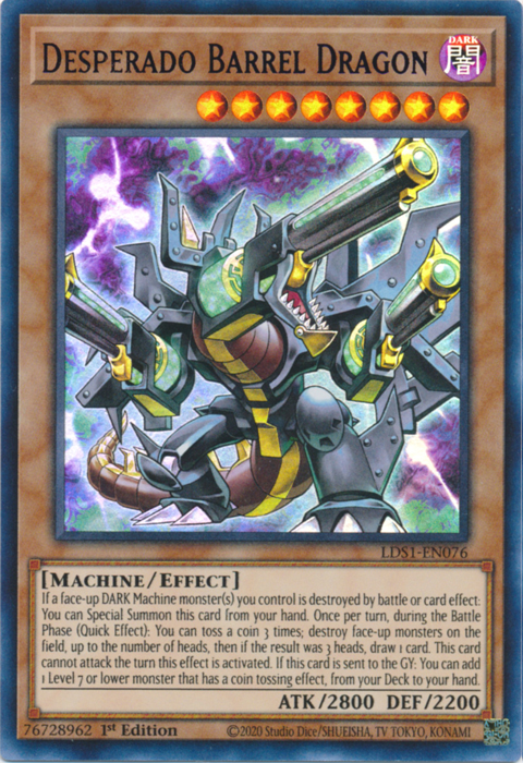 Desperado Barrel Dragon (Blue) [LDS1-EN076] Ultra Rare | Tables and Towers