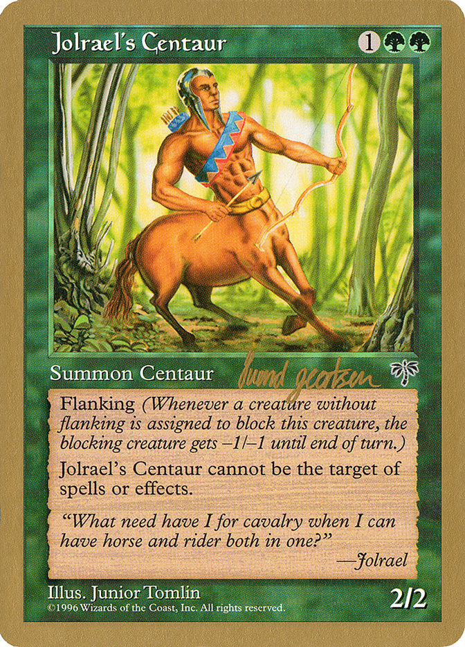 Jolrael's Centaur (Svend Geertsen) [World Championship Decks 1997] | Tables and Towers