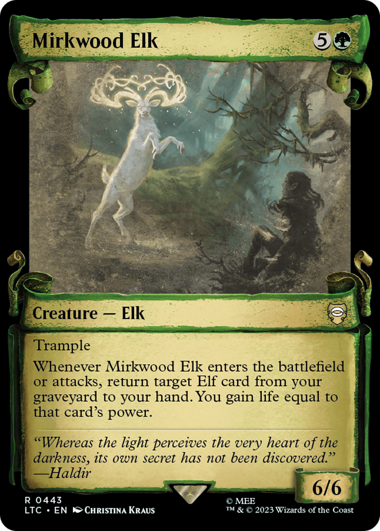 Mirkwood Elk [The Lord of the Rings: Tales of Middle-Earth Commander Showcase Scrolls] | Tables and Towers