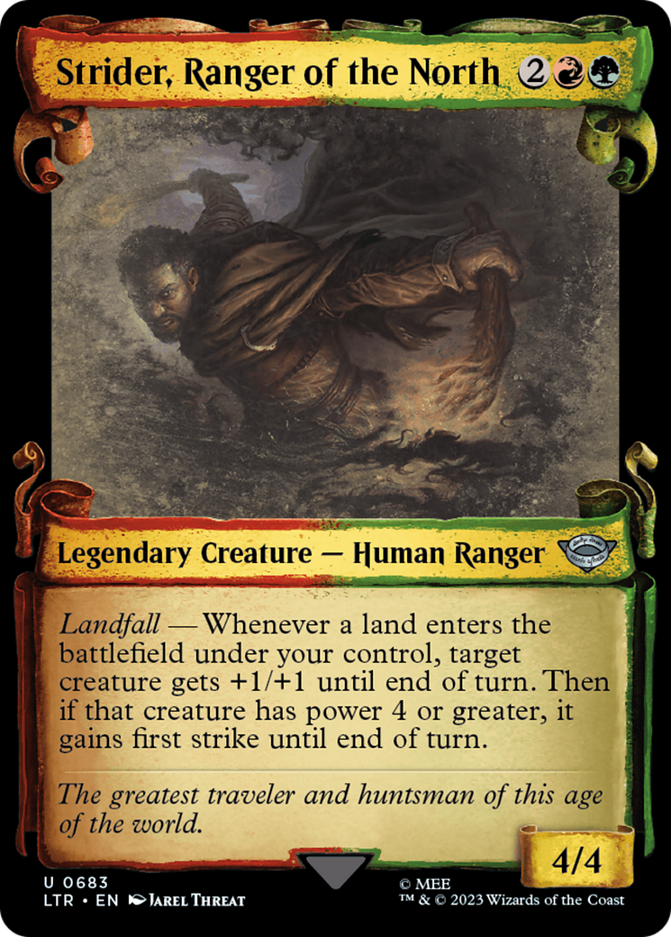 Strider, Ranger of the North [The Lord of the Rings: Tales of Middle-Earth Showcase Scrolls] | Tables and Towers