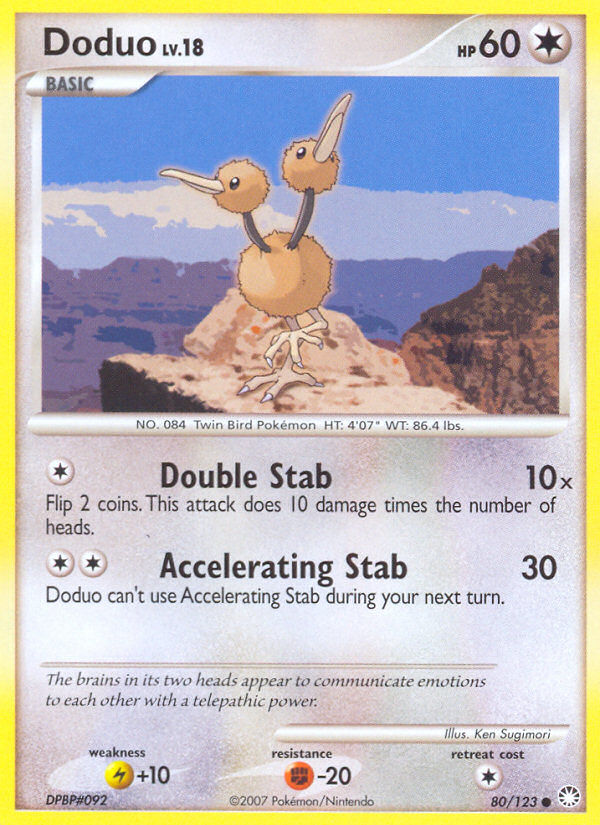 Doduo (80/123) [Diamond & Pearl: Mysterious Treasures] | Tables and Towers