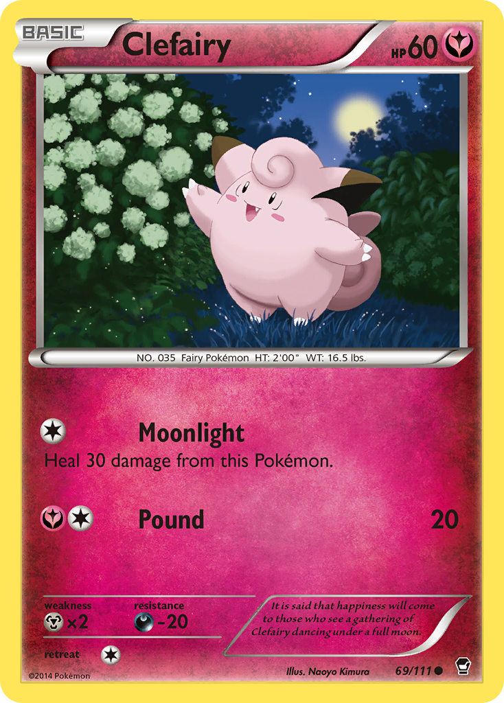 Clefairy (69/111) [XY: Furious Fists] | Tables and Towers